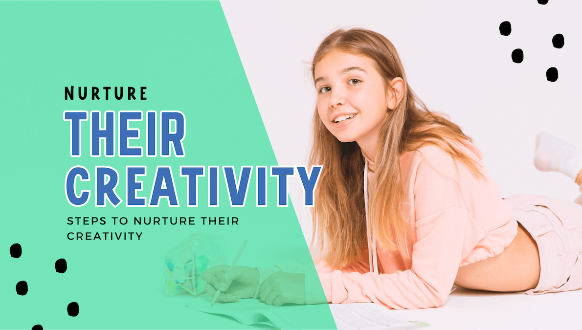 Nurturing tween creativity ideas Tween girl sketching in a notebook – nurturing tween creativity